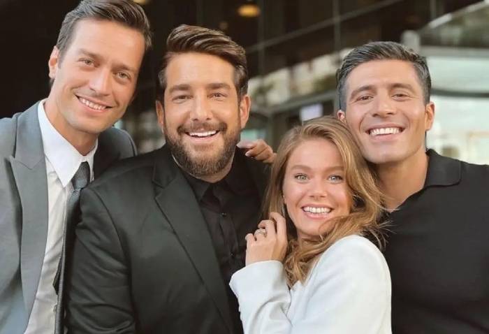 герои сериала "Девушка за стеклом"