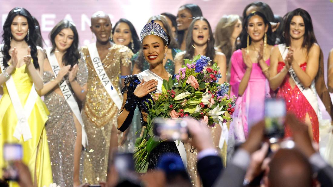 победительница конкурса "Мисс Вселенная"  Р’Бонни Габриэль